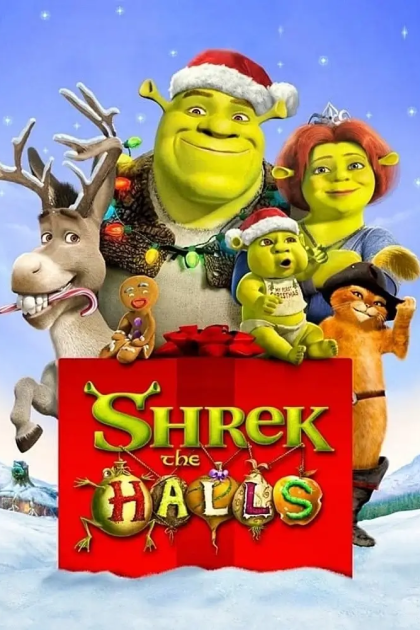 Шрэк мороз, зеленый нос